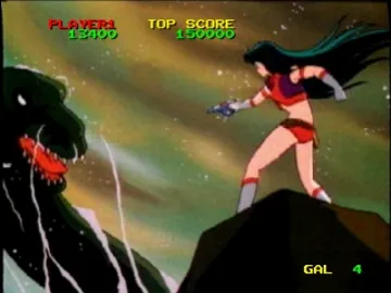 Time Gal and Ninja Hayate (JP) screen shot game playing
